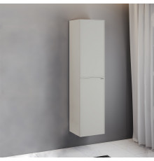 Шкаф-колонна Comforty Мадрид-40Н серый шёлк для комплектации с ножками