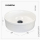 Накладная круглая раковина Comforty CF178760D