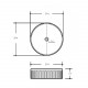 Накладная круглая раковина Comforty CF178760D