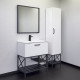 Зеркало Comforty Бредфорд-75 рама серый графит