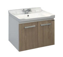 Тумба-умывальник Рига-60 дуб сонома с раковиной Comforty 9335-60 Comforty