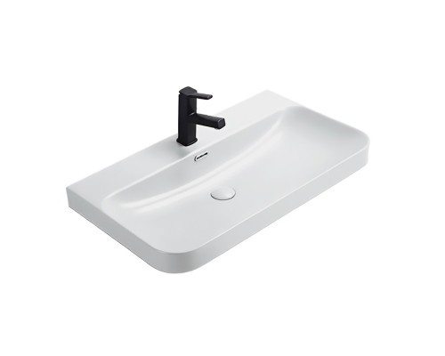 Тумба-умывальник Comforty Истра-80П ясень белёный с раковиной CF19595BX-80