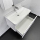 Тумба-умывальник Comforty Истра-80П ясень белёный с раковиной CF19595BX-80