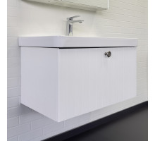 Тумба-умывальник Comforty Истра-80П ясень белёный с раковиной CF19595BX-80