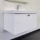 Тумба-умывальник Comforty Истра-80П ясень белёный с раковиной CF19595BX-80