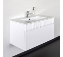 Тумба-умывальник для ванной Comforty Мадрид 80 белый матовый с раковиной Comforty 80E