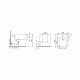 Биде напольное Comforty CF41266