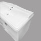 Тумба-умывальник "Монако-120" белый глянец с раковиной Comforty 3312 Comforty