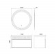 Тумба-умывальник для ванной Comforty Мадрид 80 серый шёлк с раковиной Comforty 80E