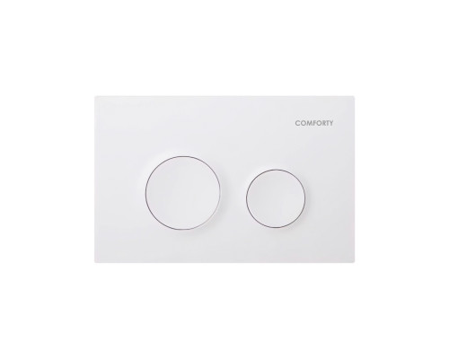 Cистема инсталляции для подвесного унитаза Comforty CF3GT1900-10WH с клавишей управления CF3BT7912WH (матовая белая)