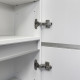 Подвесная шкаф-колонна для ванной комнаты Comforty Валдай-35П белая матовая