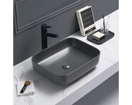 Раковина-чаша 50 см Comforty T-Y9378MDH графит матовая