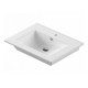 Тумба-умывальник Марио-75 дуб темный с раковиной Quadro 75 Comforty