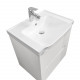 Подвесная тумба-умывальник Comforty Сидней-60 белый матовый с раковиной CF188057-60