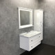 Тумба-умывальник "Феррара-100" белый с раковиной 50110 Comforty