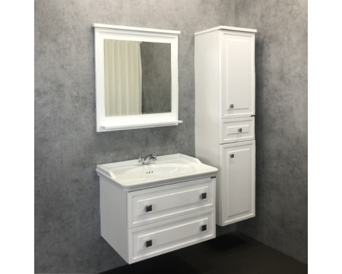 Тумба-умывальник Феррара-80 белая с раковиной 50180 Comforty