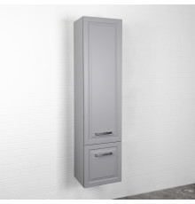 Шкаф колонна для ванной комнаты Comforty Бросно-40П альпийский иней