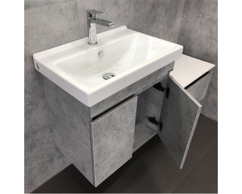 Тумба-умывальник Осло-60 бетон светлый с раковиной Fest 60 F01 Comforty
