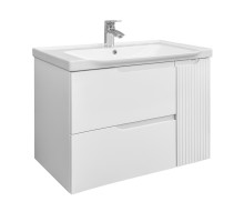 Подвесная тумба-умывальник Comforty Сидней-80 белый матовый с раковиной CF188057-80