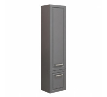 Шкаф колонна для ванной комнаты Comforty Бросно-40П оружейная сталь