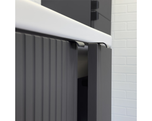 Тумба-умывальник Comforty Лима-60Н антрацит с раковиной Комо 60