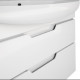 Тумба LAGUNA PLUS, 105 см, подвесная/напольная, 2 ящика, с опорами, белый глянец Dreja