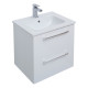 Тумба GIO, 60 см, подвесная, 2 ящика, белый глянец Dreja