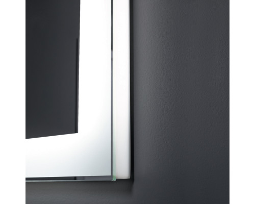 Зеркало KVADRO, 60x85 см, инфракрасный выключатель, LED-подсветка Dreja