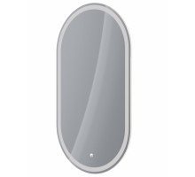 Зеркало LUNO , 55*100см, сенсорный выключатель, LED-подсветка, ф-ция антизапотевания Dreja