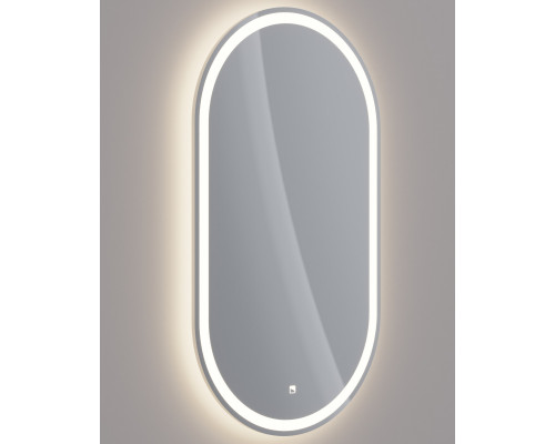 Зеркало LUNO , 55*100см, сенсорный выключатель, LED-подсветка, ф-ция антизапотевания Dreja