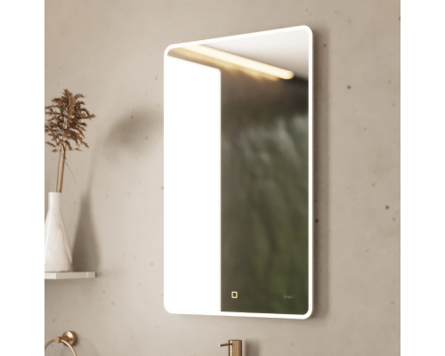 Зеркало POINT, 50x80 см, сенсорный выключатель, LED-подсветка Dreja