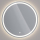 Зеркало LUNO , 60*60см, сенсорный выключатель, LED-подсветка, ф-ция антизапотевания Dreja