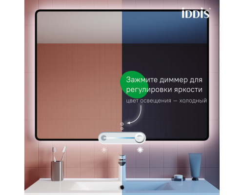 Зеркало с подсветкой и термообогревом, 100 см, Клауд Икс (Cloud X), IDDIS, CLX10T0i98