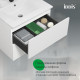 Тумба подвесная, 60 см, белый, Билд (Bild), IDDIS, BIL60W0i95 подходит умыв. 0136000i28