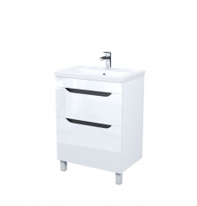Тумба с умывальником, напольная, 60 см, белый, Рэй (Ray), IDDIS, RAY60WFi95K подходит умыв. 4076000i28