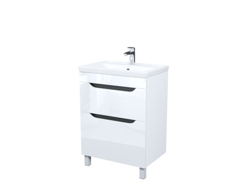 Тумба с умывальником, напольная, 60 см, белый, Рэй (Ray), IDDIS, RAY60WFi95K подходит умыв. 4076000i28