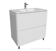 Тумба напольная, белая, 80 см, Эдифис (Edifice), IDDIS, EDI80WFi95. Подходит ум. 0108000i28