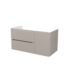 Тумба подвесная, 100 см, капучино, Эдифис (Edifice), IDDIS, EDI10C0i95 подходит умыв. 0101000i28