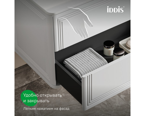 Тумба с умывальником, подвесная, 80 см, белый, Оксфорд Нео (Oxford Neo), IDDIS, OXN80W0i95K подходит умыв. 0108000i28