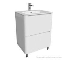 Тумба напольная, белая, 60 см, Эдифис (Edifice), IDDIS, EDI60WFi95. Подходит ум. 0106000i28