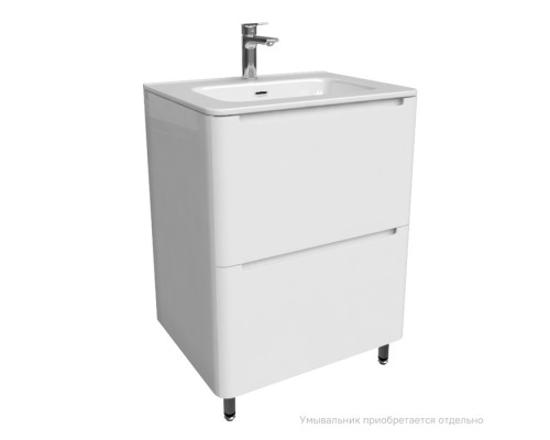 Тумба напольная, белая, 60 см, Эдифис (Edifice), IDDIS, EDI60WFi95. Подходит ум. 0106000i28