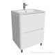 Тумба напольная, белая, 60 см, Эдифис (Edifice), IDDIS, EDI60WFi95. Подходит ум. 0106000i28