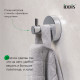Крючок одинарный, глянцевый хром,сплав металлов, Сена (Sena), IDDIS, SENSS10i41