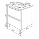 Тумба напольная, белая, 60 см, Эдифис (Edifice), IDDIS, EDI60WFi95. Подходит ум. 0106000i28