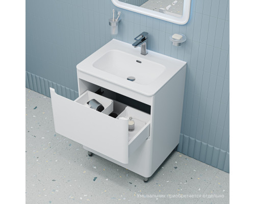 Тумба напольная, белая, 60 см, Эдифис (Edifice), IDDIS, EDI60WFi95. Подходит ум. 0106000i28