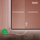 Зеркало с подсветкой и термообогревом, 80 см, Клауд Икс (Cloud X), IDDIS, CLX80T0i98