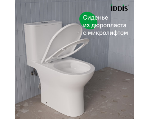 Унитаз-компакт безободковый с системой смыва Торнадо, Зодиак Икс (Zodiac X), IDDIS, ZODRDSEi24