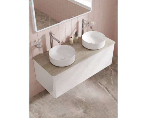 Столешница без отверстий, керамогранит, 120 см, бежевый, Оптима Хоум (Optima Home), IDDIS, OPH12B1i89