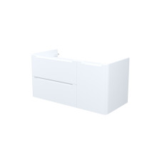 Тумба подвесная, белый, 100 см, Эдифис (Edifice), IDDIS, EDI10W1i95. Подходит умывальник 0101000i28