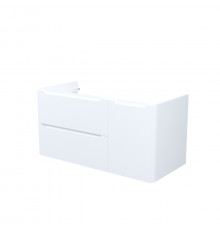 Тумба подвесная, белый, 100 см, Эдифис (Edifice), IDDIS, EDI10W1i95. Подходит умывальник 0101000i28